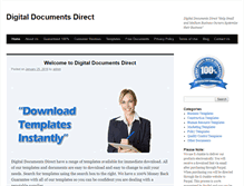 Tablet Screenshot of digitaldocumentsdirect.com